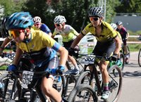 Nachwuchs-Mountainbiker auf der Strecke von Albstadt. Foto: Archiv/Karla Sindlinger/Albstadt MTB Classic